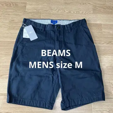 BEAMS 네이비 숏팬츠 size M