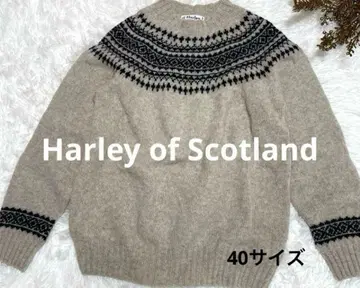 할리 오브 스코틀랜드 노르딕 니트 스웨터 40 사이즈 Harley