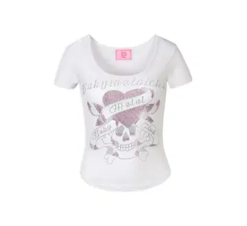 babymetalclub twinkleskullt 화이트 셔츠