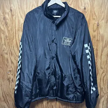 VANS 나일론 자켓 보아 블랙 XL