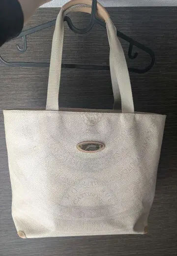 가티노니 플라네타리움 나일론 토트백 A4 화이트