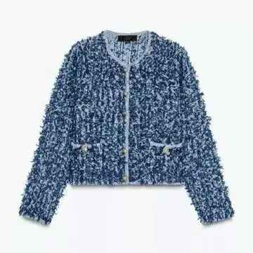 ZARA 자라 인터샤 니트 자켓 L