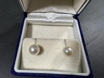 k14WG 펄 화이트 후크식 귀걸이