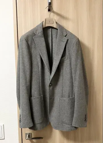 새상품급 페데리 캐시미어 자켓 라이트 그레이