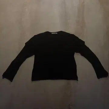 NVRFRGT 테리 더블 레이어 롱 슬리브 TEE