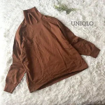 유니클로 남성용 하이넥 오버 사이즈 티셔츠 빅사이즈 멋스러운 가을/겨울
