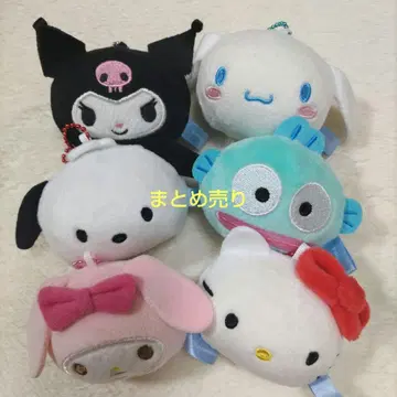 캐릭터 봉제 인형 키링 세트