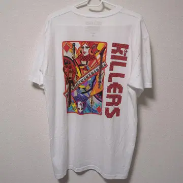 The Killers 후지록 WHITE CARD T-SHIRTS XL
