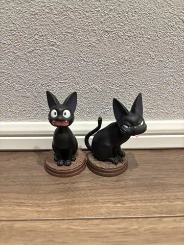 마녀 배달부 키키 검은 고양이 지지 피규어 세트