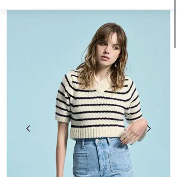 THE TOE Baklava Crop Knit 니트