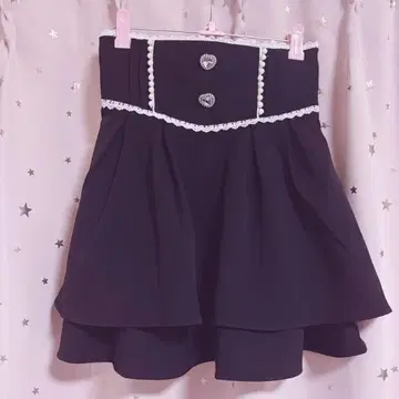 DearMyLove 펄 비쥬 플레어 스커트