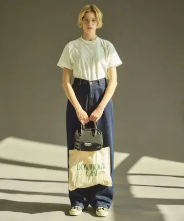 아웃도어 프로덕츠 LEE 별주 하이웨스트 루즈 데님