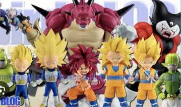 드래곤볼 다이마 1번 복권 손오공 베지터 새상품 3체 세트