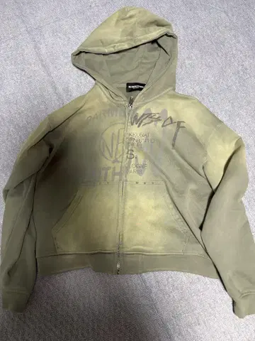 no faith studios hoodie green S