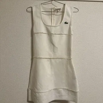 Lacoste 화이트 탱크탑