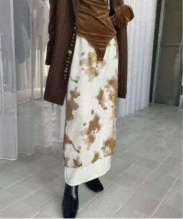 AMERI UND MOYA SPANGLE SKIRT