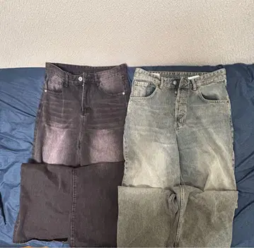 배기 데님 묶음 판매 ZARA