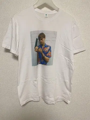 레오나르도 디카프리오 빅 화이트 티셔츠 L 구제 의류