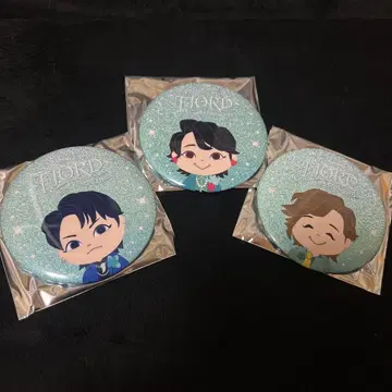 미세스 MGA FJORD 피요르드 가챠 캔뱃지 3개 세트