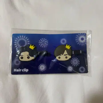 킹프리 헤어 클립 미사용 새상품 불꽃놀이