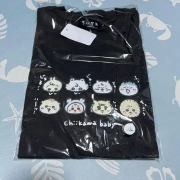 치이카와 (먼작귀) Chiikawa 베이비 티셔츠 스몰 사이즈 스미 XL