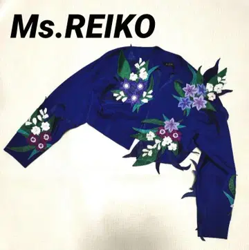 Ms.REIKO 미즈레이코 모티브 부착 볼레로 숏 자켓