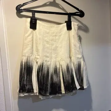 giambattista valli 플레어 스커트 화이트 블랙