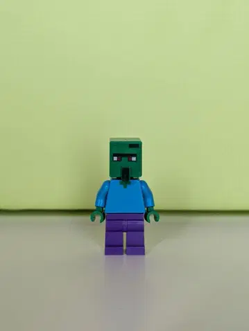 LEGO 마인크래프트 마을 주민 좀비 레어