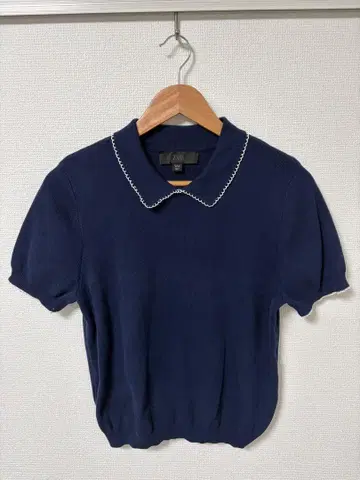 ZARA 파이핑 니트 폴로 M 사이즈