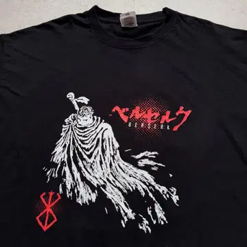 BERSERK 베르세르크 T셔츠 애니메이션 00s 블랙