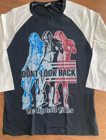 HYSTERIC GLAMOUR DON'T LOOK BACK 티셔츠