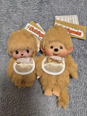 몬치치와 베이비치치 골드전 한정판 50주년 키체인 블루 아이