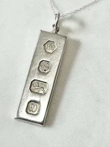 스털링 실버 925 15g 엘리자베스 여왕 즉위 25주년 기념 펜던트