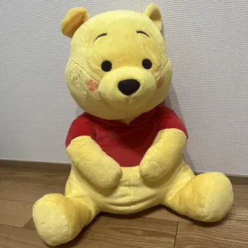 디즈니 곰돌이 푸 봉제 인형 빨간 볼 그랑데 봉제 인형