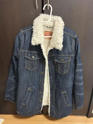 Levi's 데님 자켓 플리스 옷깃