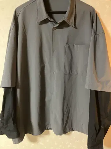 ZARA 더블 슬리브 셔츠 XL