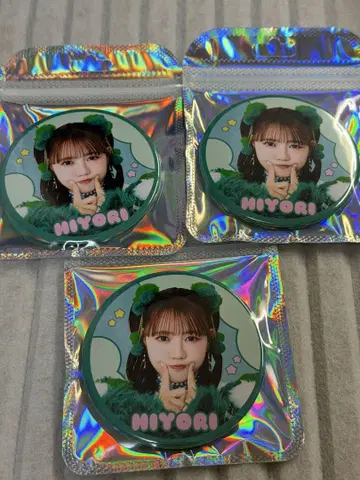 요시카와 히요리 캔뱃지 쿠미나가 복권 3개 세트