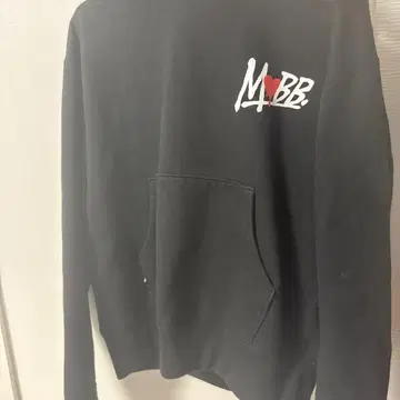 몹 하트 로고 후드티 S