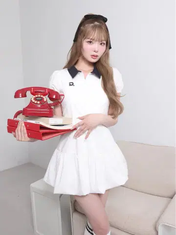 Darich 벌룬 폴로 미니 원피스