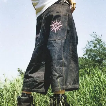 [ 당일 발송 ] Noremid RIGIT BAGGY JORTS pink