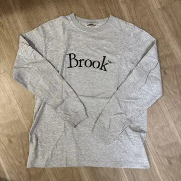 Brook 로고 롱T 그레이 사이즈 L