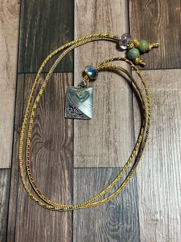 SILVER925 탑 목걸이 (중고품)