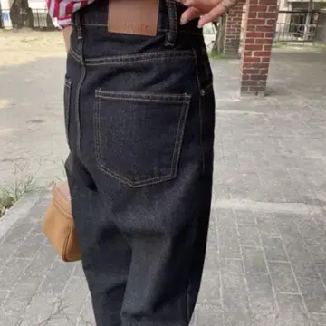 feepur 세풀컷 스트레이트 데님 블랙