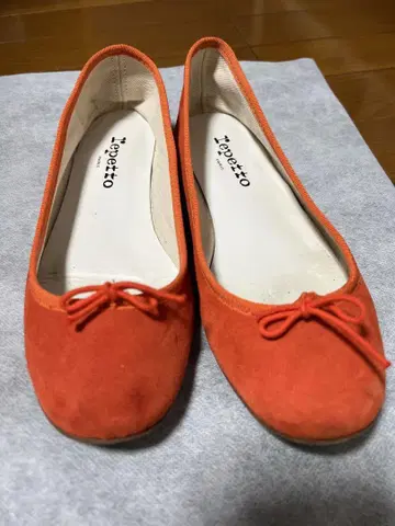 Repetto 오렌지 플랫슈즈