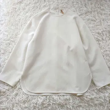 yori 더블 크로스 Tee 블라우스 오버 사이즈