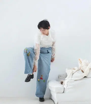 fofofofa DENIM PANTS [ MARIACHI ]