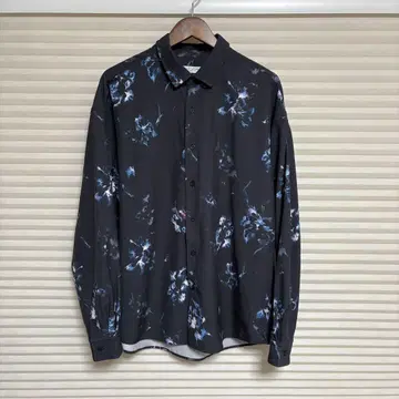 유나이티드 애로우즈 어 데이 인 더 라이프 플라워 프린트 셔츠 L 사이즈