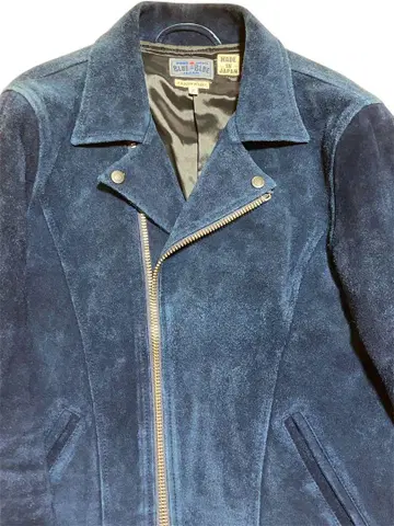 HRMblueblue 인디고 호스 가죽 스웨이드 더블 라이더스 2 하리란