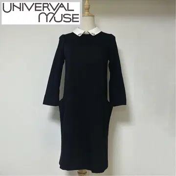 유니버설 뮤즈 옷깃 비쥬 원피스