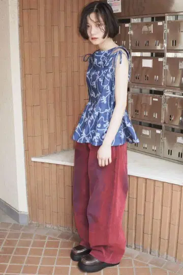 musubore 플로키 데님 팬츠 size 1